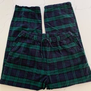 The Vermont Country Store L Women's Portuguese Cotton Flannel Pajama Pants New
